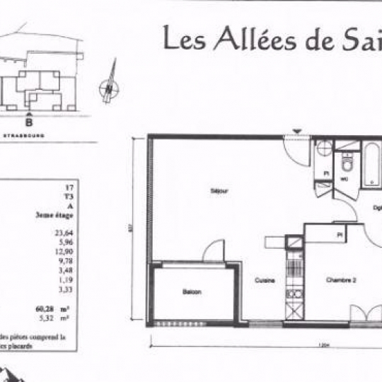  Annonces CULLY : Appartement | CALUIRE-ET-CUIRE (69300) | 60 m2 | 178 500 € 