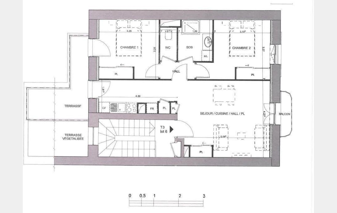 Annonces CULLY : Apartment | LYON (69005) | 57 m2 | 390 000 € 