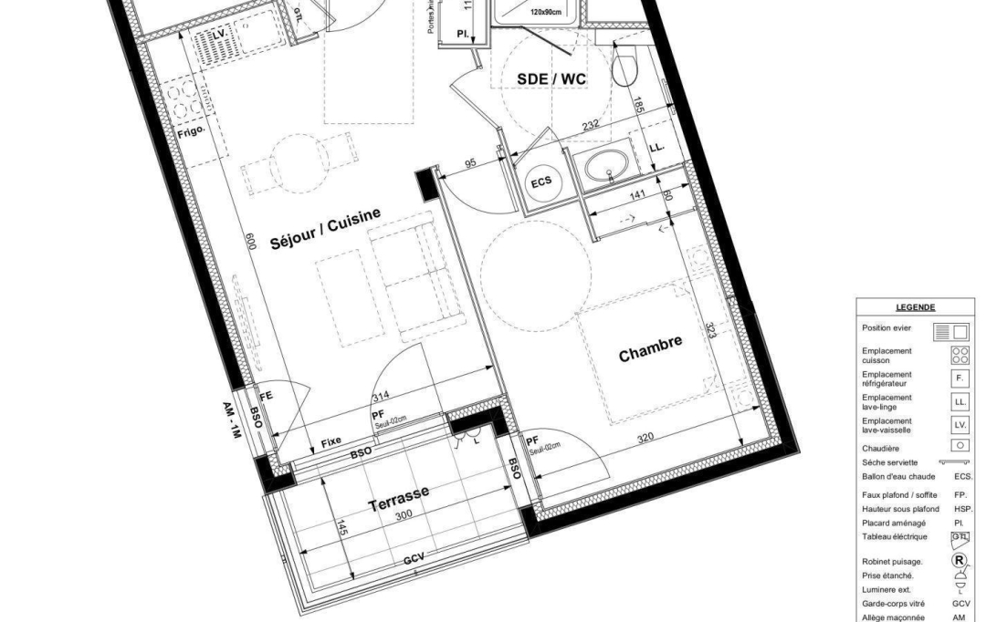 Annonces CULLY : Appartement | LYON (69003) | 41 m2 | 320 000 € 