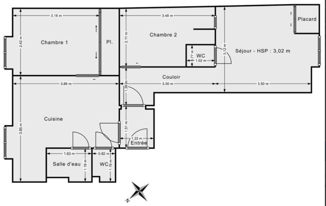Annonces CULLY : Appartement | LYON (69003) | 47 m2 | 235 000 € 