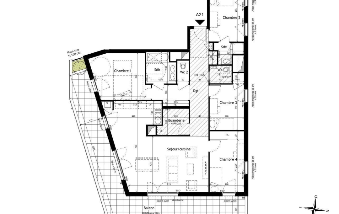Annonces CULLY : Appartement | LYON (69009) | 130 m2 | 610 000 € 